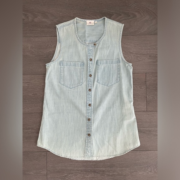 Adriano Goldschmied Shirt denim top small S designer - Picture 1 of 5